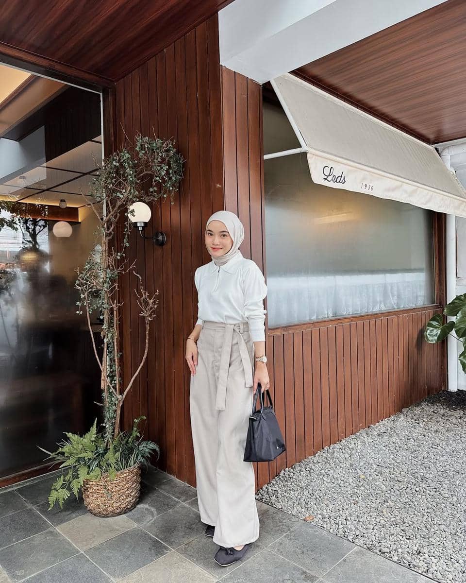 OOTD Hijab ke Kantor ala Melvin Maylani