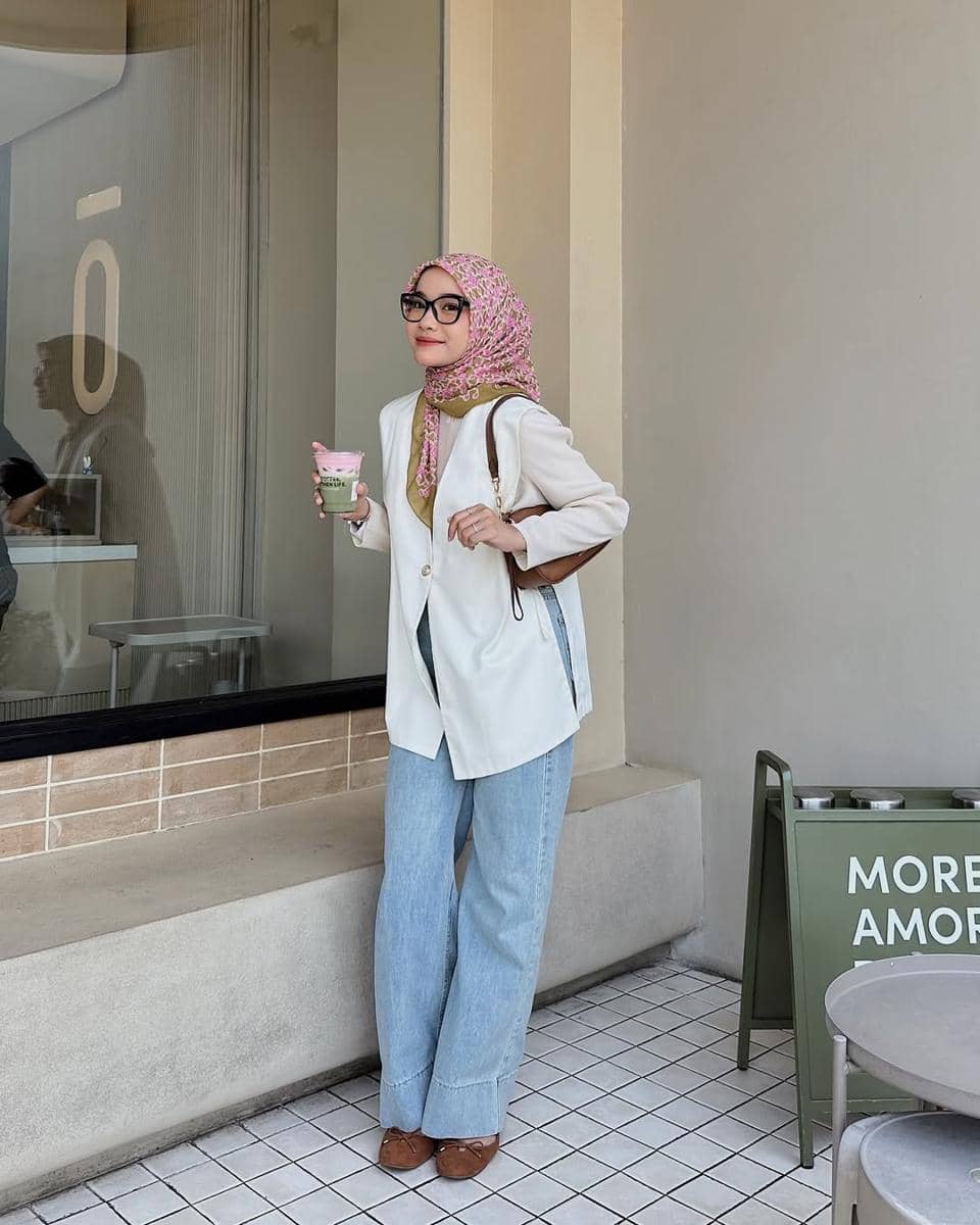 OOTD Hijab ke Kantor ala Melvin Maylani