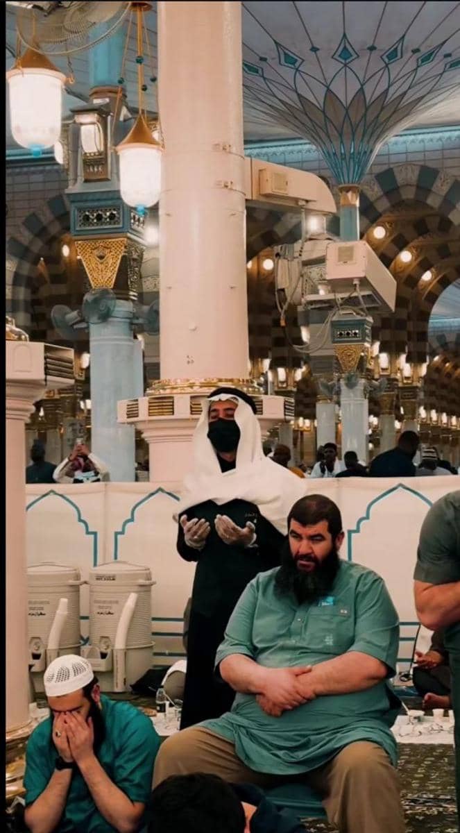 Hamish Daud saat buka bersama di Raudhah.