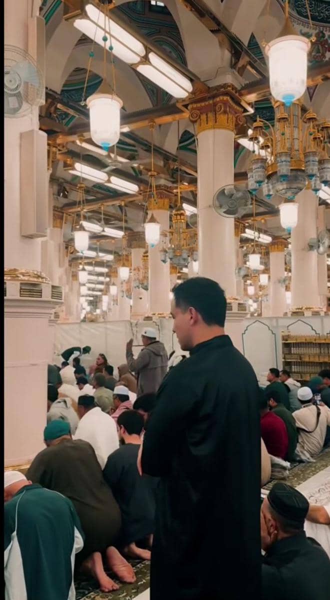 Hamish Daud saat buka bersama di Raudhah.