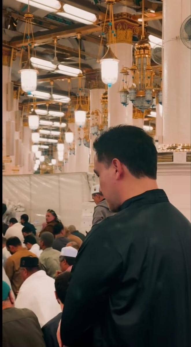 Hamish Daud saat buka bersama di Raudhah.