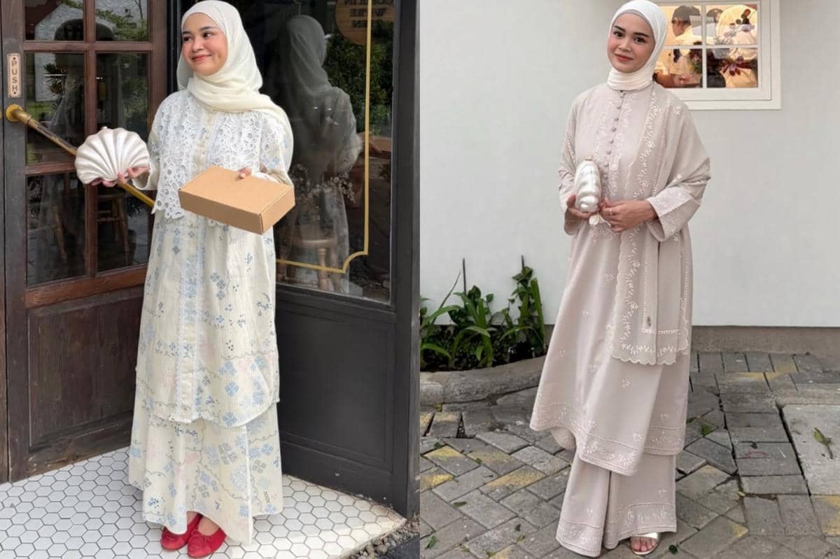 7 Inspirasi Outfit Lebaran Kekinian ala Yure Zalina, Cocok buat Gen Z!