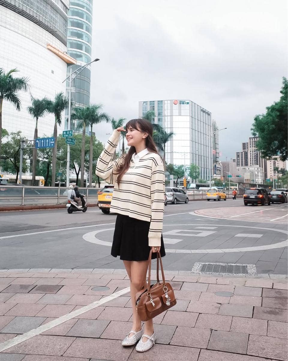 OOTD Pakai Rok Mini ala Audy Marissa