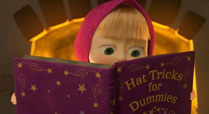 cuplikan Masha and The Bear episode Hokus Pokus