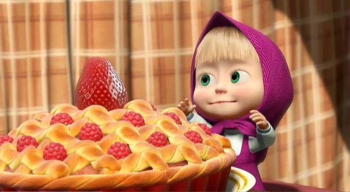 cuplikan Masha and The Bear episode Hold Your Breath