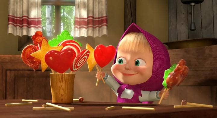 cuplikan Masha and The Bear episode La Dolce Vita
