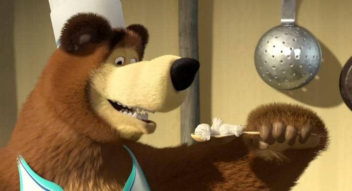 cuplikan Masha and The Bear episode Bon Appétit
