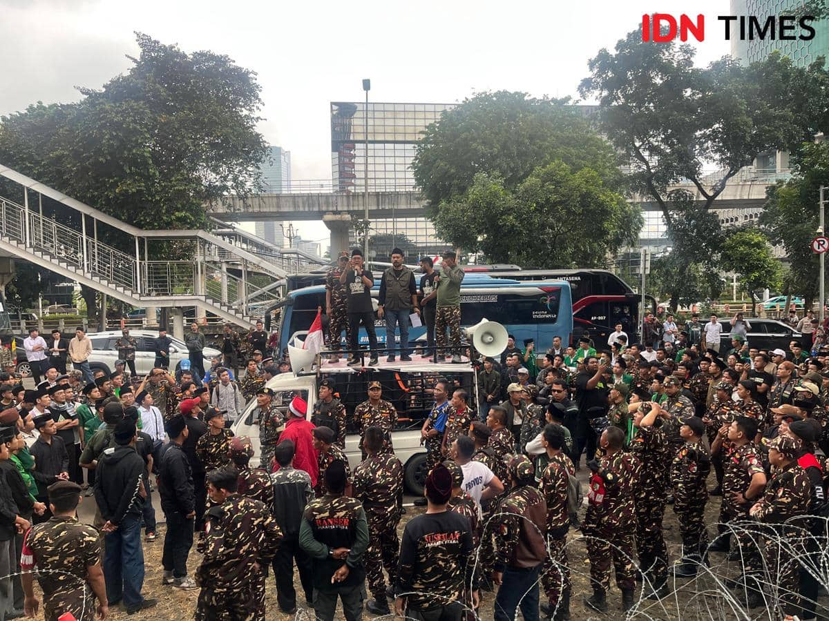 Geruduk KPK, Massa Banser Minta Tolong Prabowo Beri Keadilan pada Yaqut