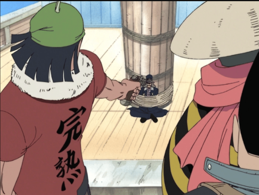 Mr. 11 hendak dibunuh. (Dok. Eiichiro Oda, Shueisha, Toei Animation/One Piece)