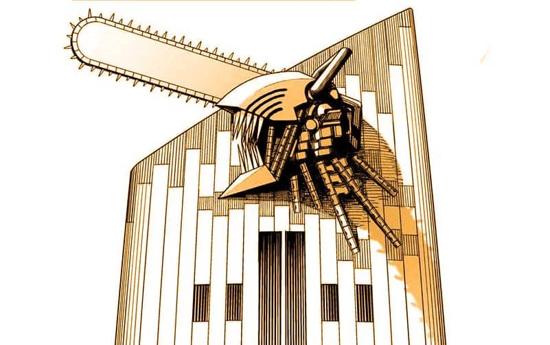 Gedung gereja pemujaan Chainsaw Man - Chainsaw Man