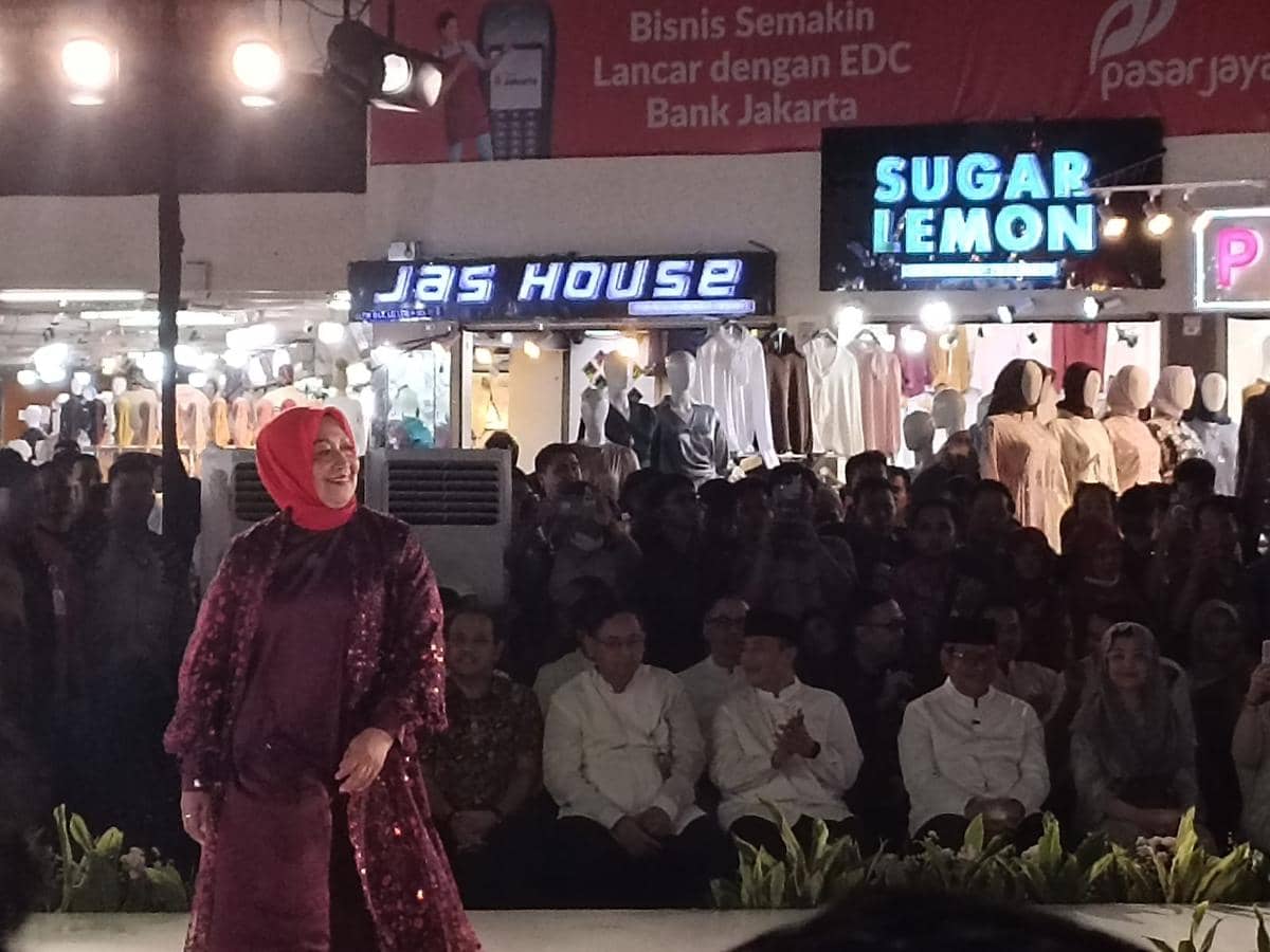 Ilustrasi Ramadan Hijab Fest di Tanah Abang, Kamis (12/3/2026). 