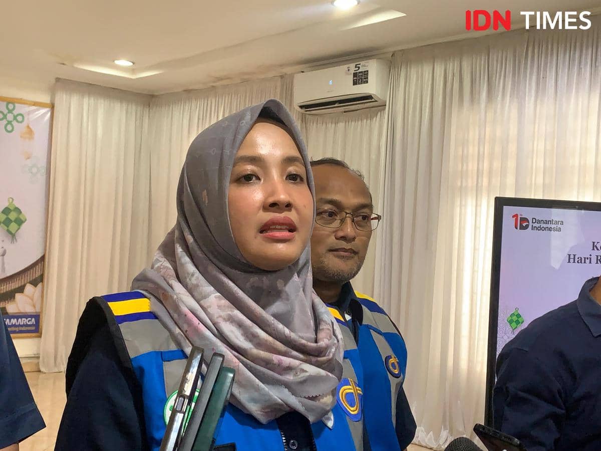 Senior GM Jasa Marga Nusantara Tolroad Regional Division Tyas Pramoda Wardhani (IDN Times/Doni Hermawan)