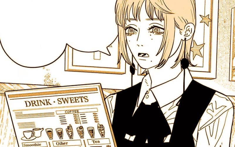 Death Devil memesan sesuatu dari menu - Chainsaw Man