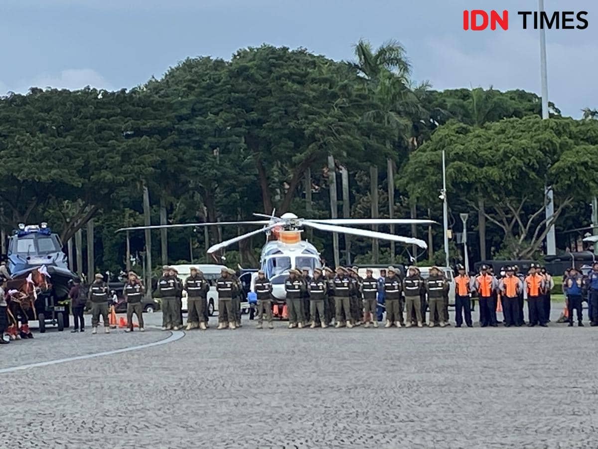 Pimpin Apel Operasi ketupat 2026 di Monas, Kapolri Pastikan Mudik Aman