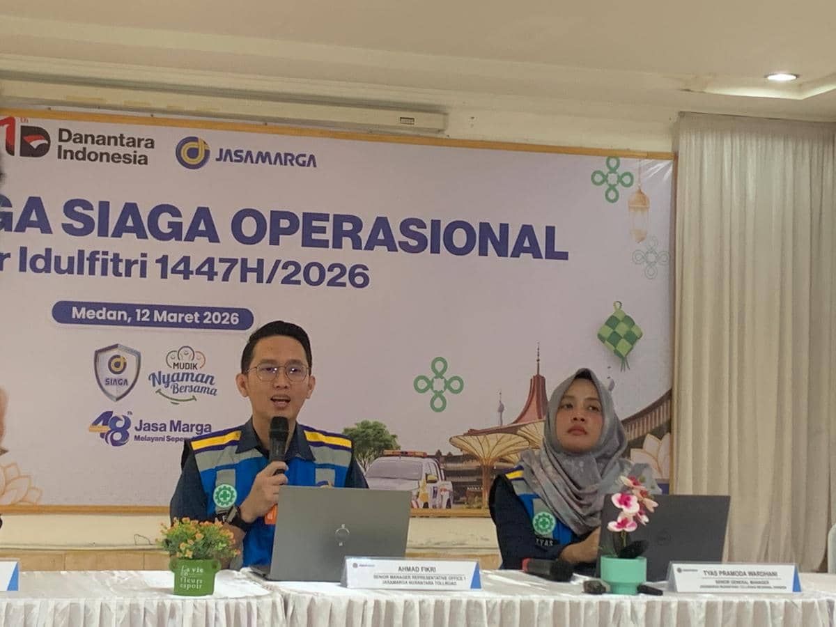 Jasa Marga menyampaikan persiapan hadapi Idul Fitri 1447 H (IDN Times/Doni Hermawan)