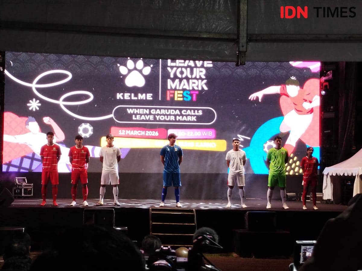 Resmi, Kelme Luncurkan Jersey Baru Timnas Indonesia