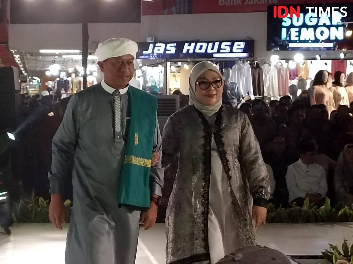 Ilustrasi Ramadan Hijab Fest di Tanah Abang, Kamis (12/3/2026). 