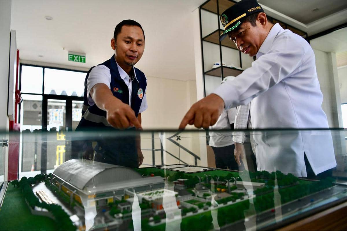 Ketua DPRD DKI Khoirudin sidak RDF Rorotan. 