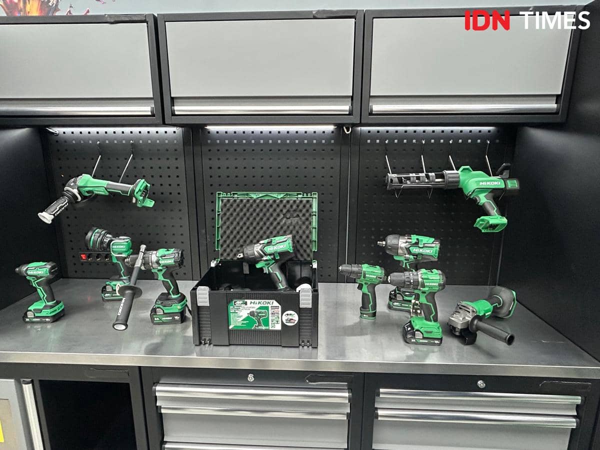 Power Tools HiKOKI (IDN Times/Fadhliansyah)