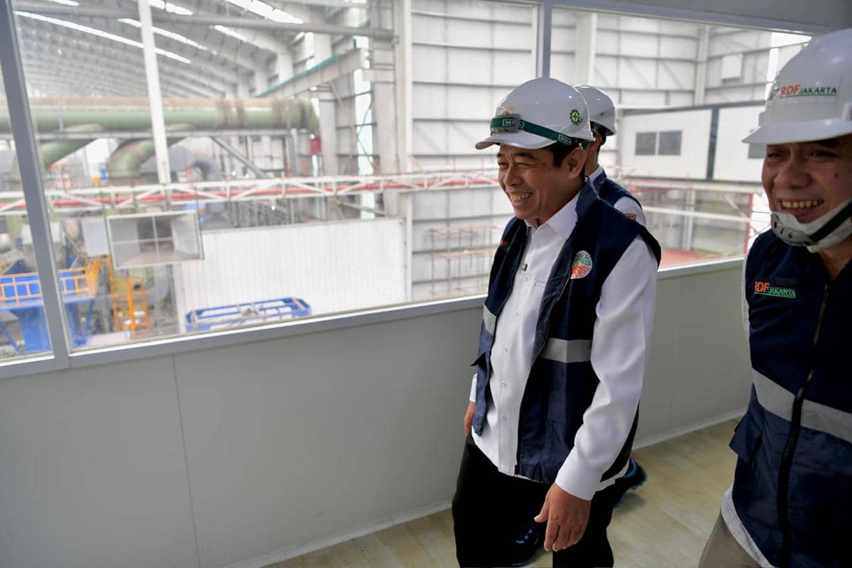 Ketua DPRD DKI Khoirudin sidak RDF Rorotan. 