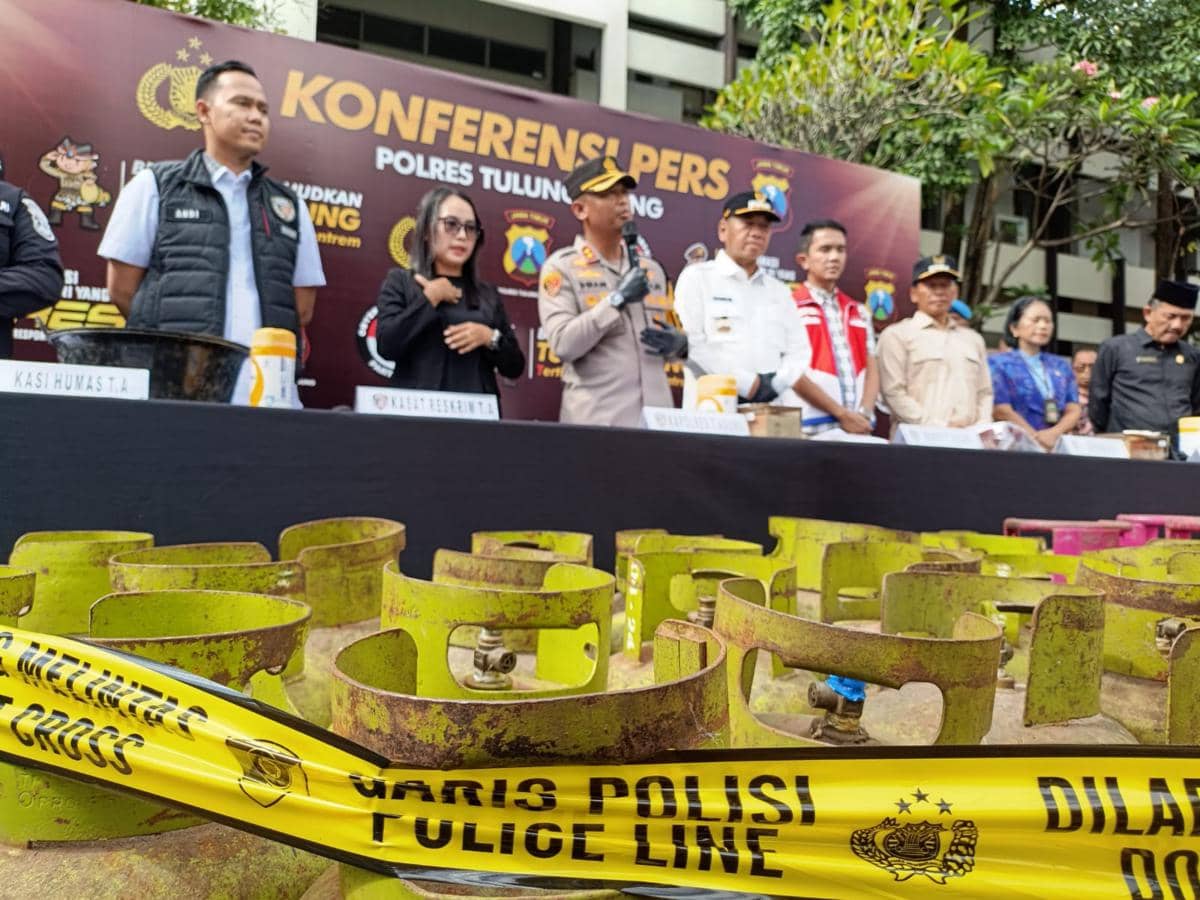 Polres Tulungagung Ungkap Praktik Oplos LPG, Sebabkan Kelangkaan Gas