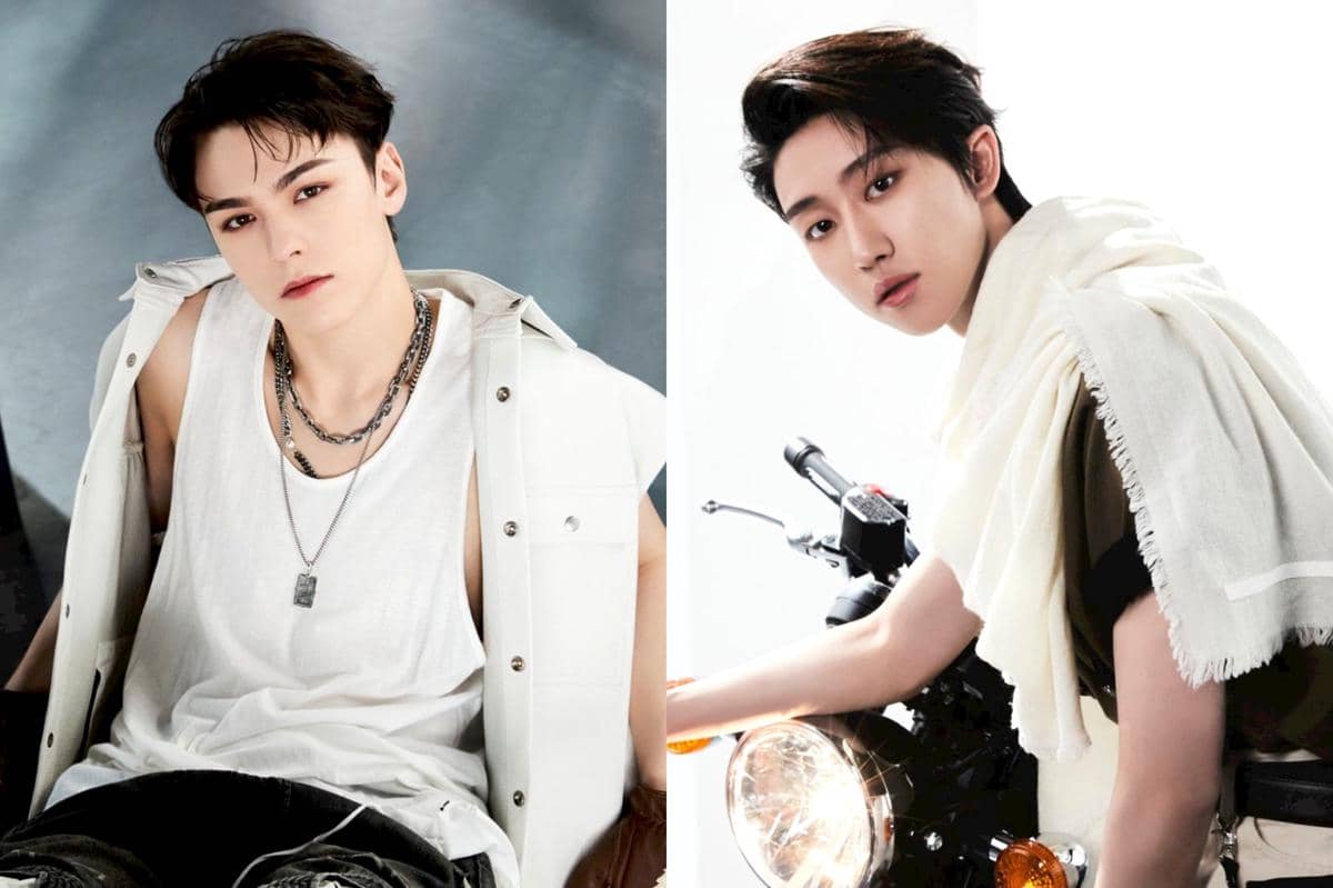 potret Vernon dan The8 SEVENTEEN