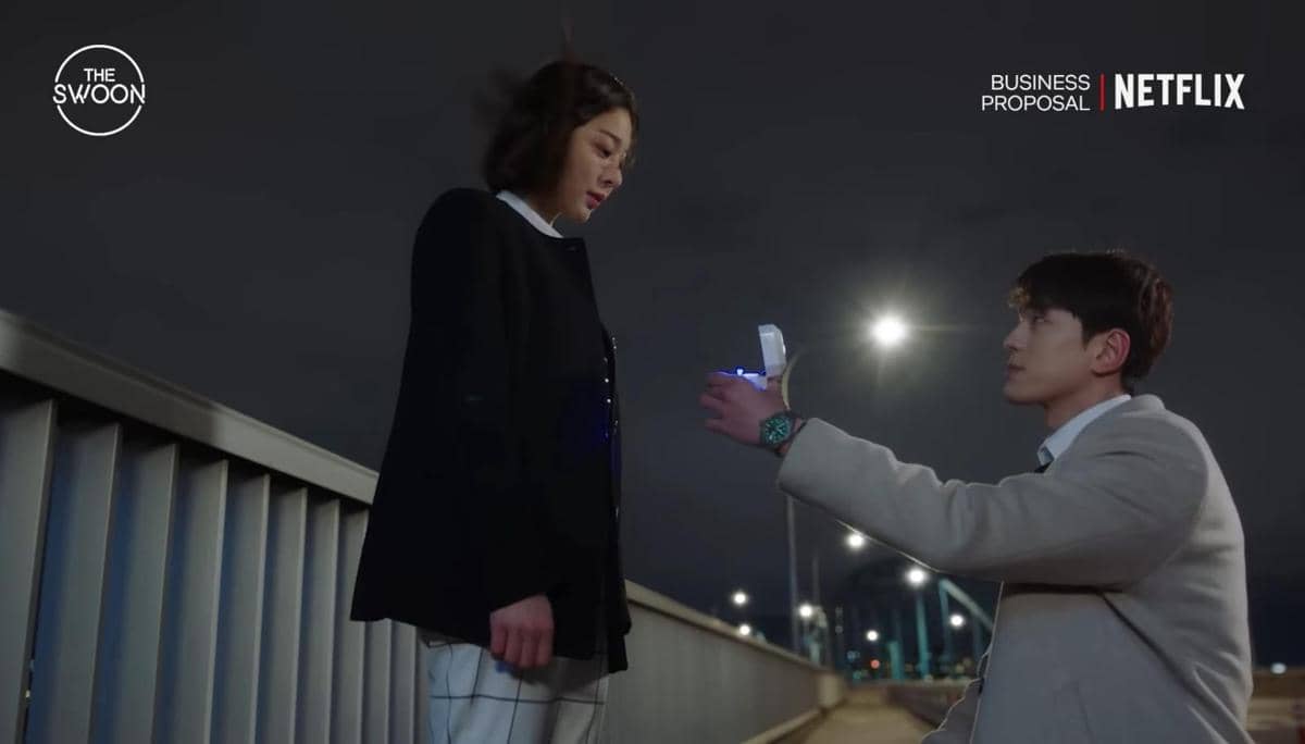 cuplikan Cha Sung Hoon & Jin Young Seo di Business Proposal