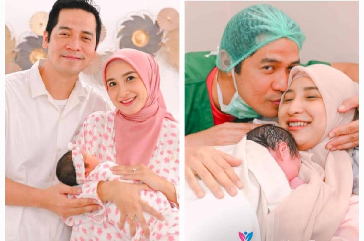 9 Potret Ricky Perdana dan Chaca Dikaruniai Anak Ketiga, Baby C