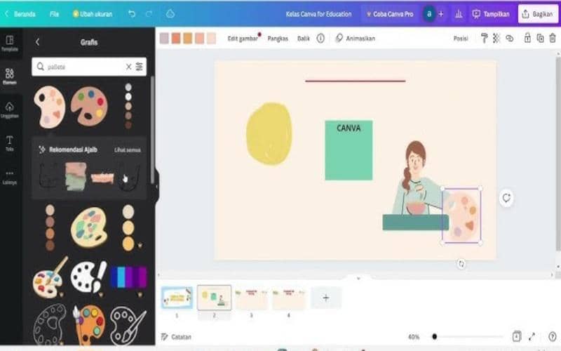 cara bikin kartu ucapan Lebaran 2026 di Canva