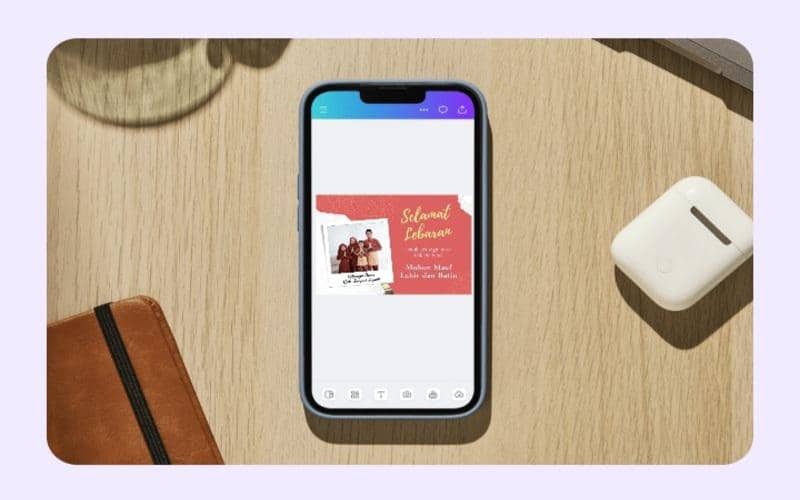 5 Cara Bikin Kartu Ucapan Lebaran 2026 Kekinian di Canva, Mudah!