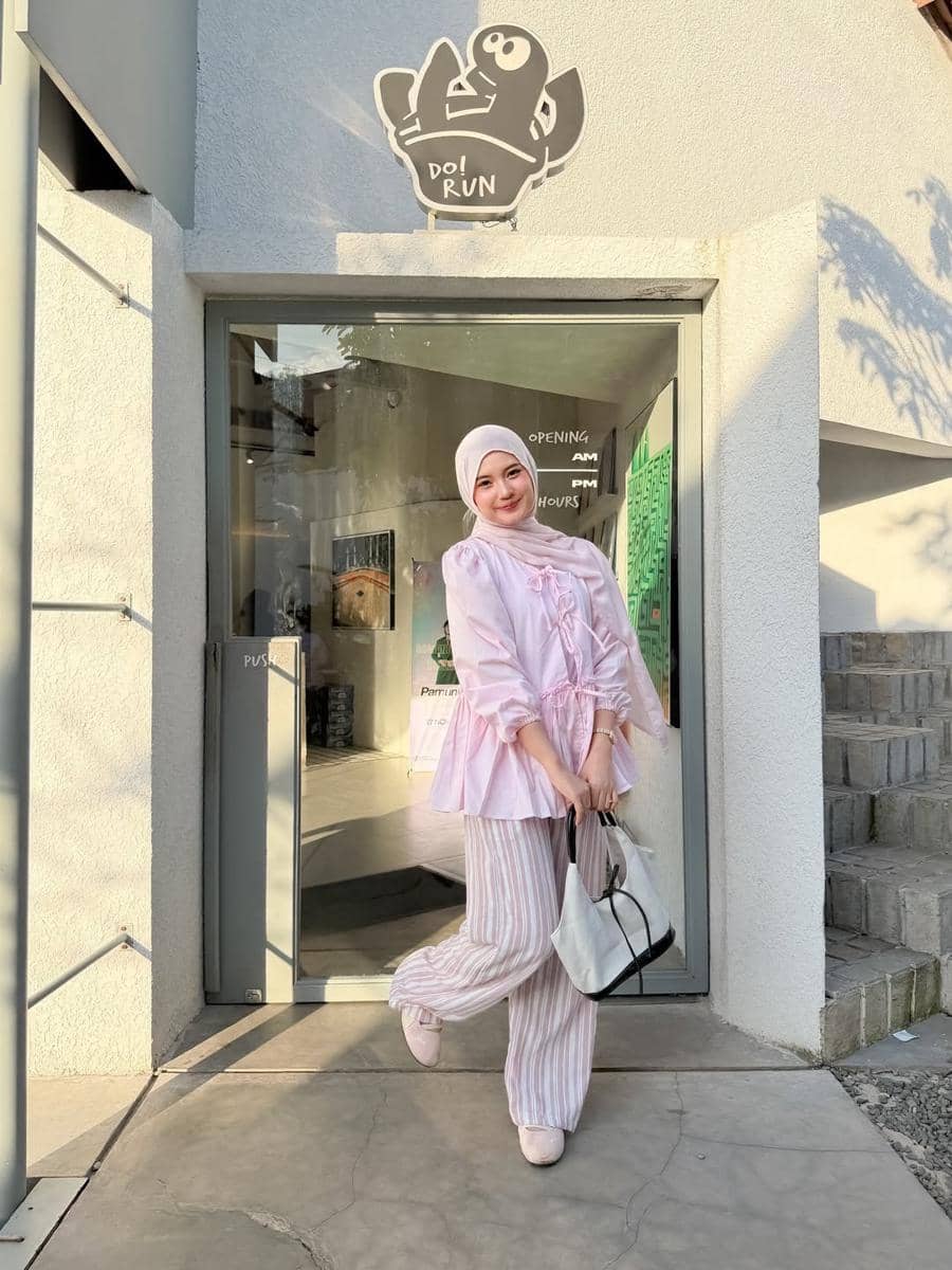 inspirasi OOTD ala Siska Amera