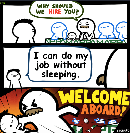 meme anime tentang kerja