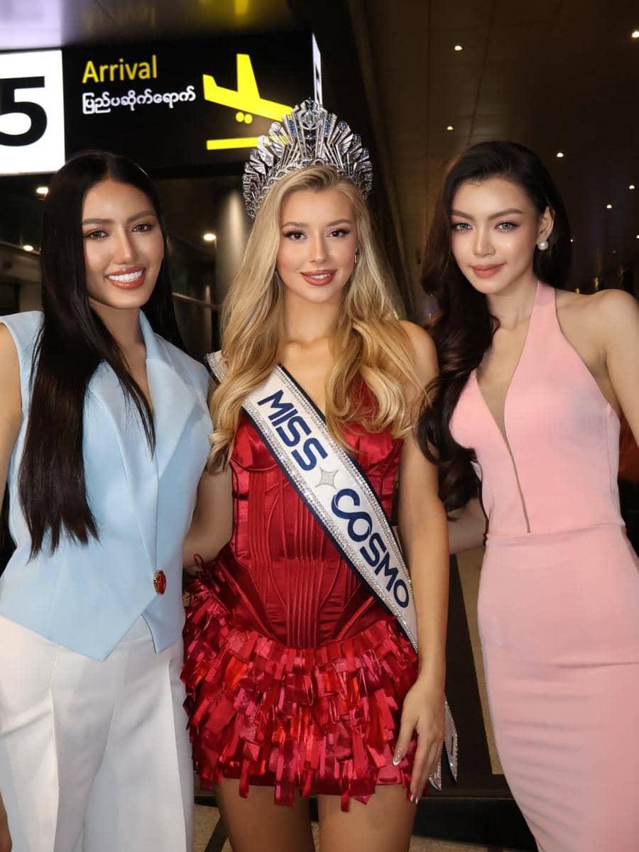 potret Yolina Lindquist, Miss Cosmo 2025 mengunjungi Myanmar