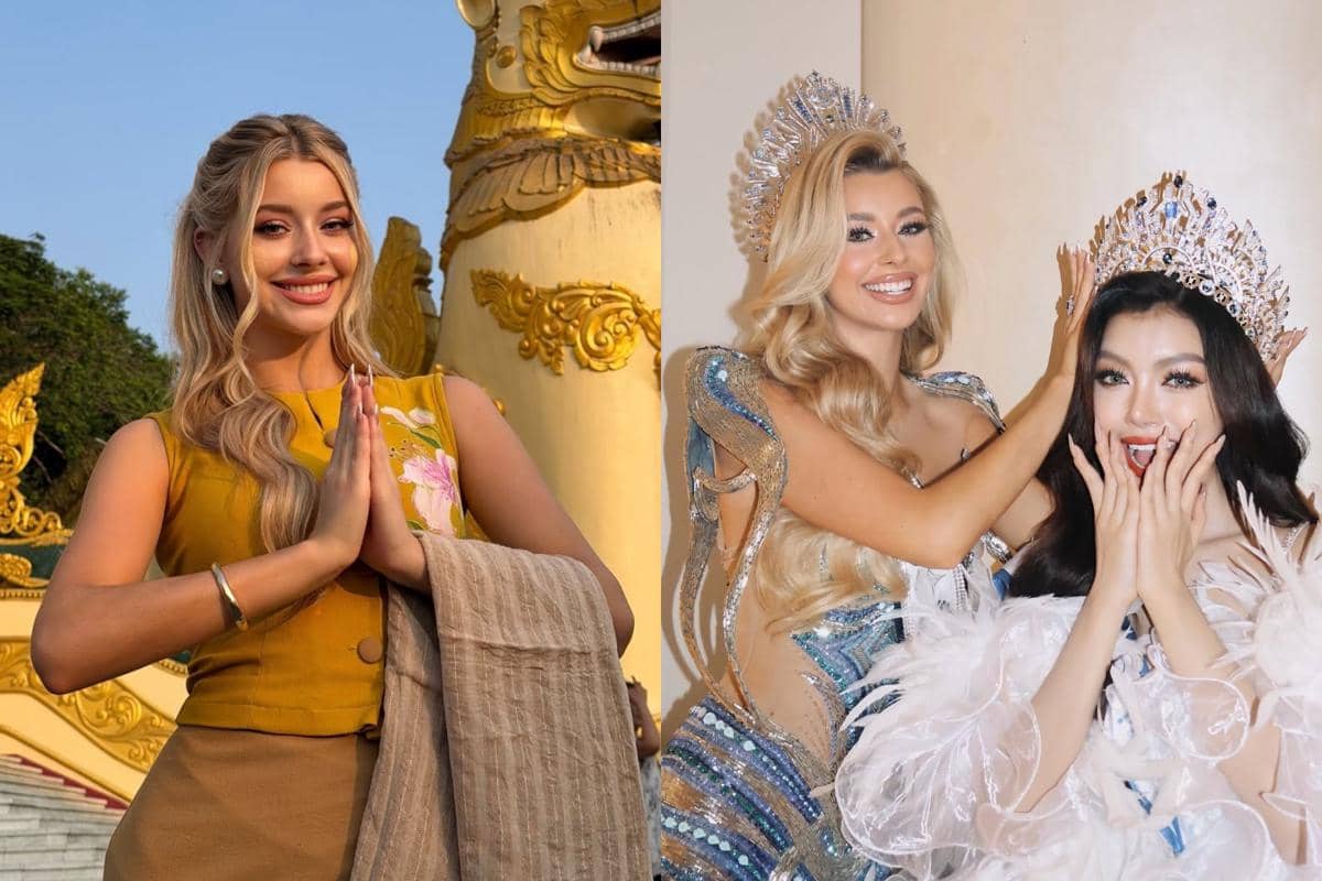 7 Potret Kunjungan Miss Cosmo 2025 Yolina Lindquist ke Myanmar