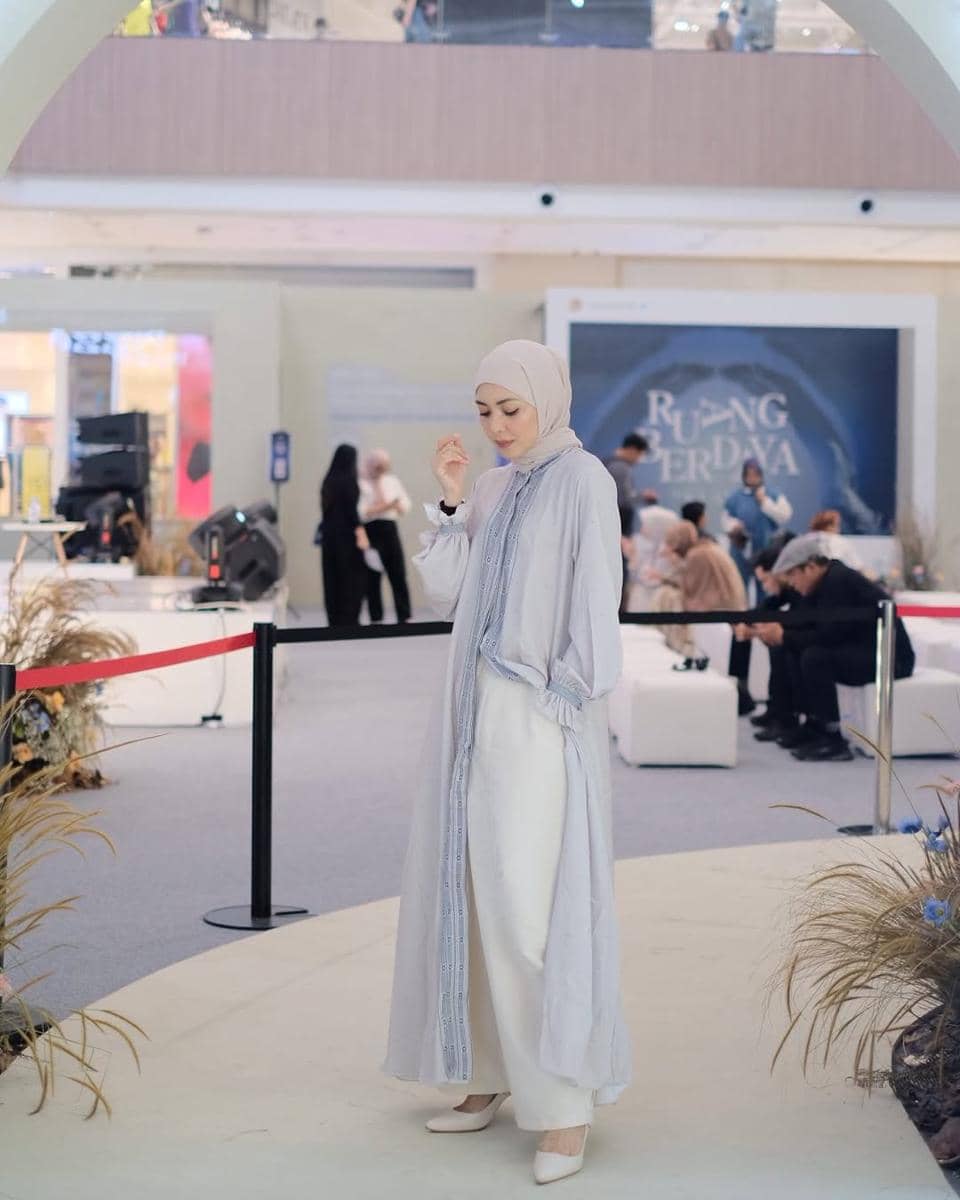 OOTD Lebaran ala Richa Iskak