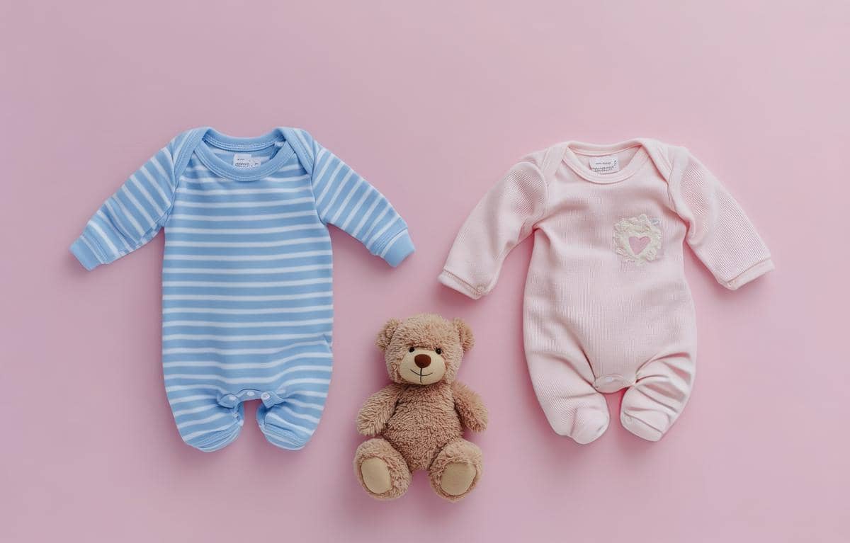 ilustrasi pakaian bayi