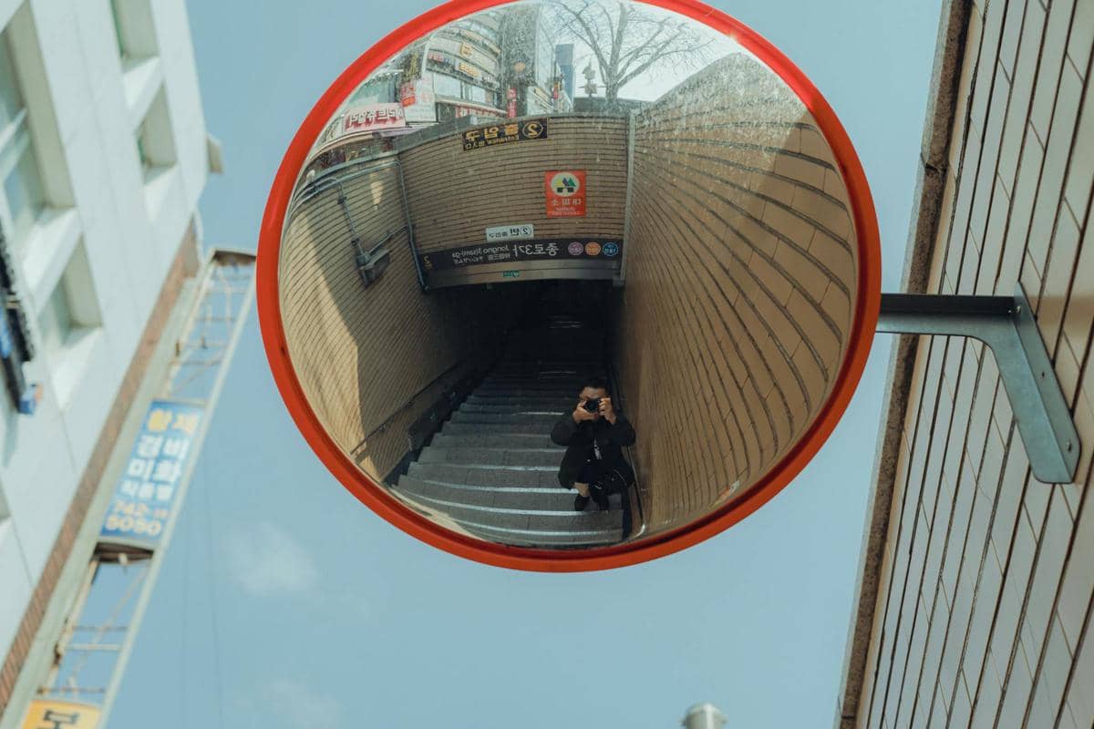 ilustrasi cermin cembung