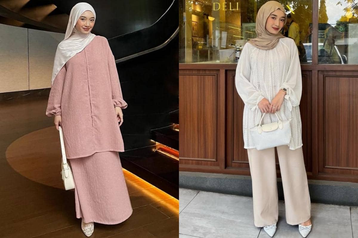 7 Ide Outfit Lebaran Simpel ala Annisa Berliana, Tetap Menawan!