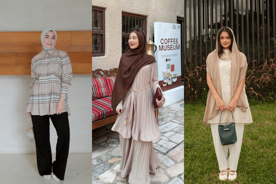 7 Ide Padu Padan Outfit Lebaran 2026 Simpel dengan Tunik, Nyaman!