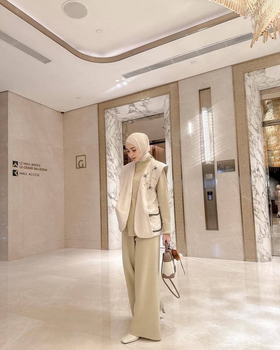 Style Lebaran ala Richa Iskak