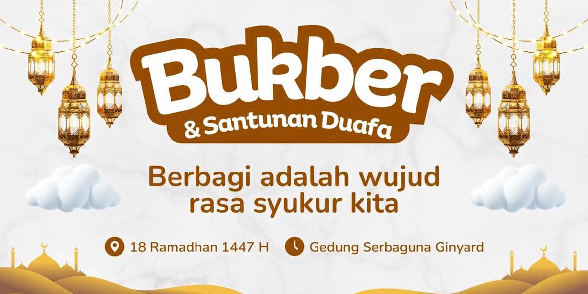 Ilustrasi background bukber (Canva/By Viztheme)