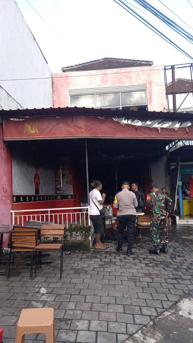 ACK di Denpasar Utara Kebakaran Akibat Korsleting