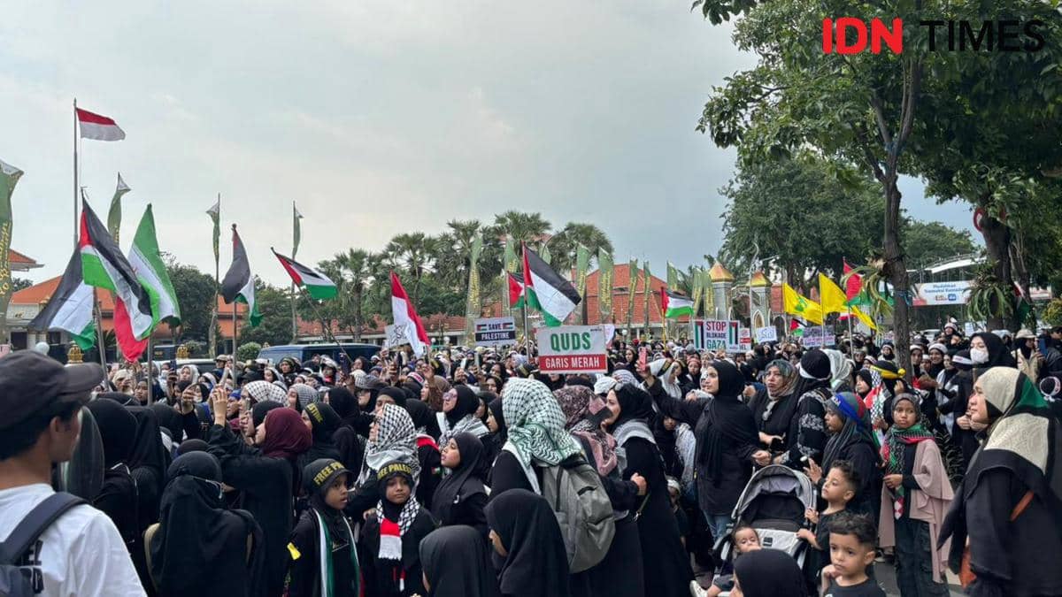 Hari Al Quds, Massa di Surabaya Aksi Minta Pemerintah Keluar dari BOP
