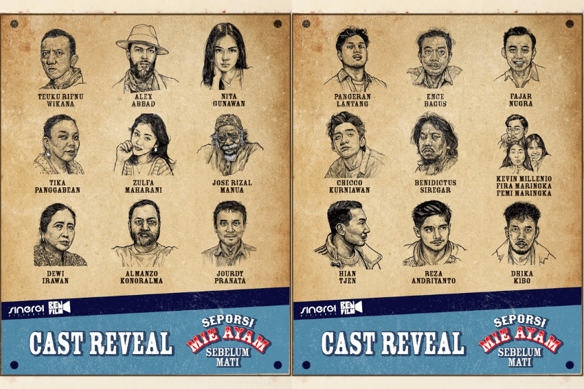 daftar pemain Seporsi Mie Ayam Sebelum Mati