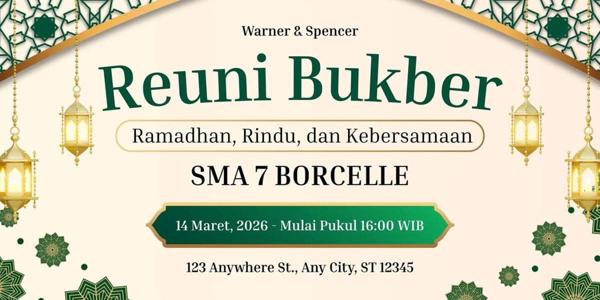 Ilustrasi background bukber (Canva/By Carleigh Emelie)