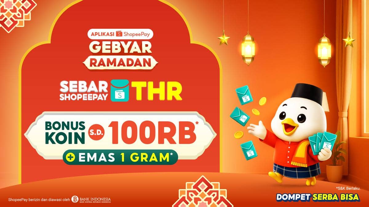 Mau Lebaran, Kirim THR Lebih Untung dan Praktis dengan Sebar ShopeePay