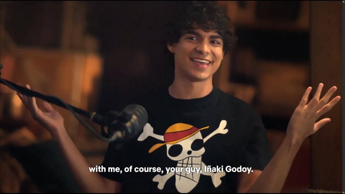Inaki Godoy di podcast One Piece Season 2 (dok. Netflix)