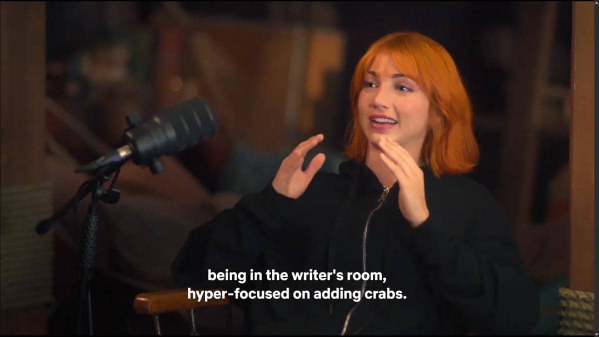 Emily Rudd di podcast One Piece Season 2