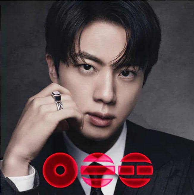 Jin BTS untuk cover vinyl album ARIRANG (dok. BIGHIT MUSIC)