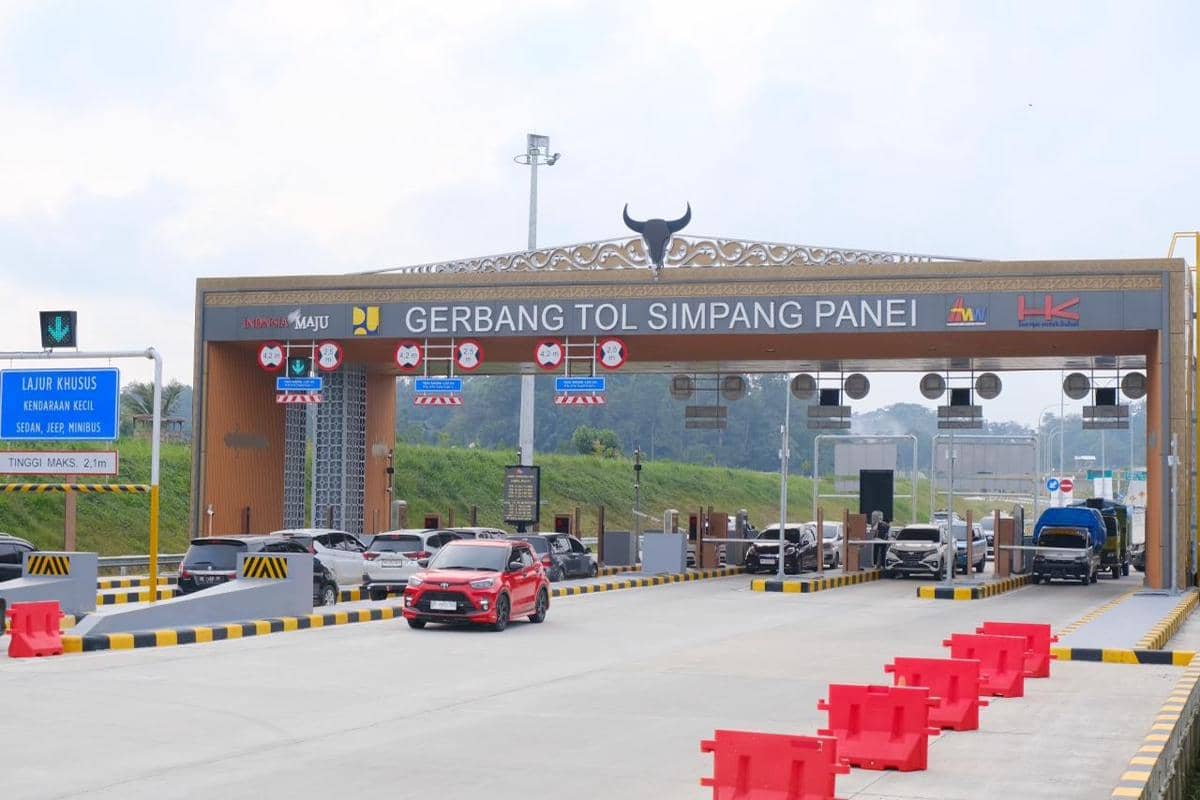 Tol Sinaksak - Simpang Panei Trans Sumatra Dibuka Gratis buat Mudik